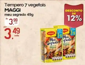 Tempero 7 vegetais maggi meu segredo
