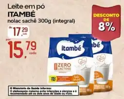 Cometa Supermercados Leite em pó itambé nolac sachê 300g (integral) oferta