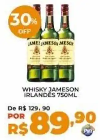 Whisky jameson irlandês