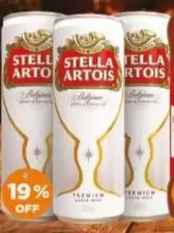 Pinheiro Supermercado Cerveja stella artois lata sleek oferta