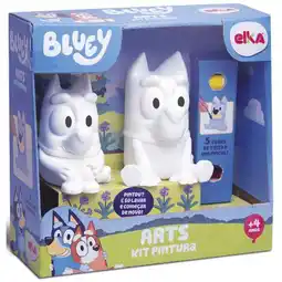 Benoit Arts Kit Pintura Bluey e Bingo Elka 1311 com 1 Pincel e 5 Cores de Tinta oferta