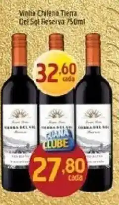 Supermercados Guanabara Vinho Chileno Tierra Del Sal Reserva oferta