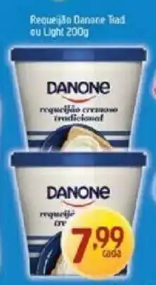 Supermercados Guanabara Requeijão Danone Trad ou Light oferta
