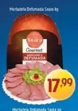 Supermercados Guanabara Mortadela Defumada Seara kg oferta