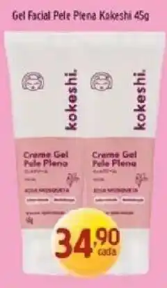 Supermercados Guanabara Gel Facial Pele Plena Kokeshi oferta