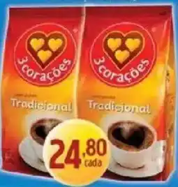 Supermercados Guanabara 3 corações tradicional oferta