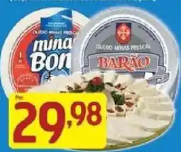 Supermercados Guanabara Queijo minas frescal mina bon oferta