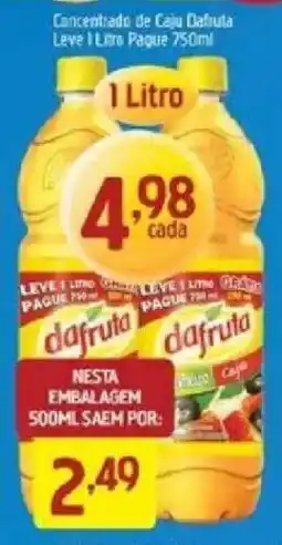 Supermercados Guanabara Concentrado de Caju Dafruta oferta