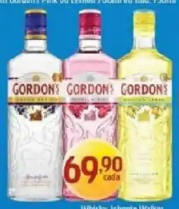 Supermercados Guanabara Gordon's Pink ou Lemon ou Limão oferta
