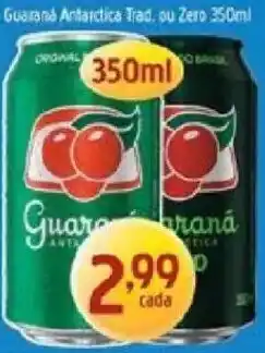 Supermercados Guanabara Guaraná Antarctica Trad. ou Zero oferta