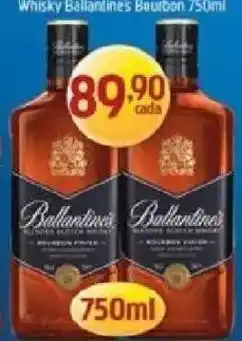 Supermercados Guanabara Whisky Ballantines Bourbon oferta