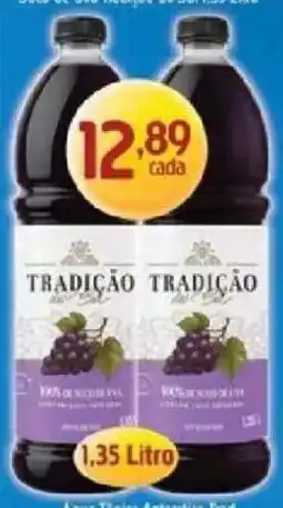 Supermercados Guanabara Tradição suco de uva oferta