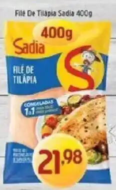 Supermercados Guanabara Filé de tilápia sadia oferta