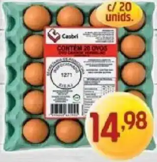 Supermercados Guanabara Ovos casbri oferta
