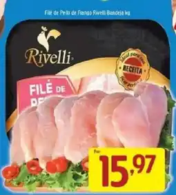 Supermercados Guanabara Filé de peito de frango rivelli oferta