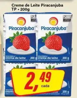 Rede Supermarket Creme de Leite Piracanjuba TP oferta