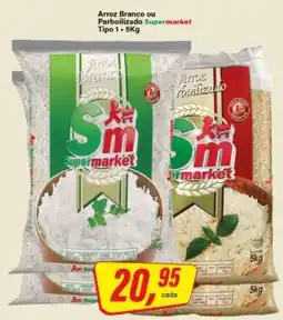 Rede Supermarket Arroz Branco ou Parboilizado Supermarket oferta
