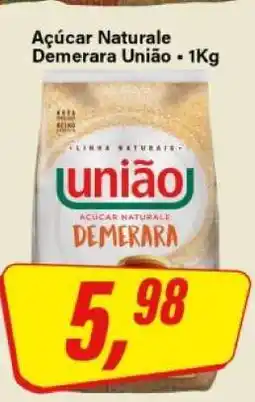 Rede Supermarket Açúcar Naturale Demerara União - 1Kg oferta