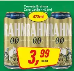 Rede Supermarket Cerveja Brahma Zero Latão oferta
