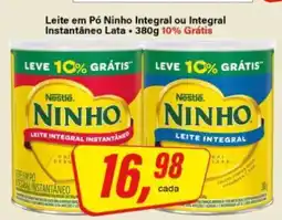 Rede Supermarket Leite em Pó Ninho Integral ou Integral Instantâneo Lata oferta