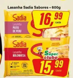 Rede Supermarket Lasanha Sadia Sabores oferta