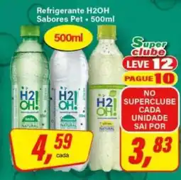 Rede Supermarket Refrigerante H2OH Sabores Pet - 500ml oferta