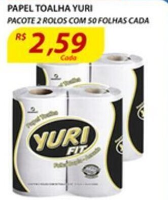 Assaí Atacadista Papel Toalha Yuri oferta