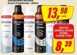Rede Supermarket Desodorante Aerossol Dryon Fragrâncias oferta