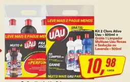 Rede Supermarket Kit 2 Cloro Ativo Uau oferta