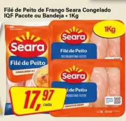 Rede Supermarket Filé de Peito de Frango Seara Congelado oferta