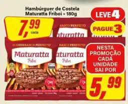 Rede Supermarket Hambúrguer de Costela Maturatta Friboi oferta