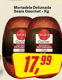 Rede Supermarket Mortadela Defumada Seara Gourmet oferta