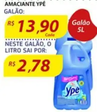 Assaí Atacadista Amaciante Ype 5L oferta