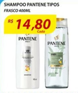 Assaí Atacadista Shampoo Pantene tipos 400ml oferta