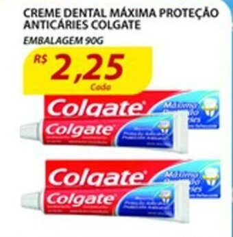 Assaí Atacadista Creme Dental Maxima Protecao Anticaries Colgate 90g oferta