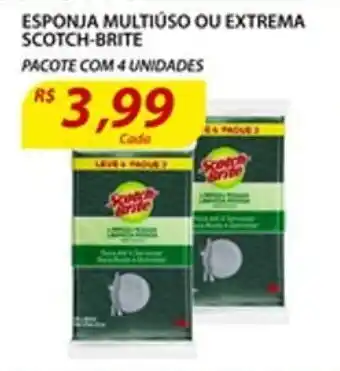 Assaí Atacadista Esponja Multiuso ou Extrema Scotch-Brite oferta