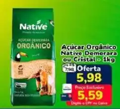 Nagumo Açúcar Orgânico Native Demerara ou Cristal oferta