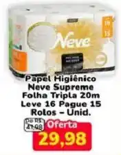 Nagumo Papel Higiênico Neve Supreme oferta