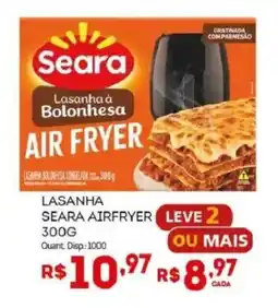 Bistek Supermercados Lasanha seara airfryer oferta