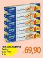 Atacadão Pratsy - folha de alumínio oferta