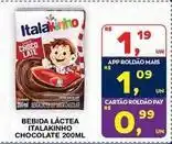 Roldão Italakinho - bebida láctea chocolate oferta