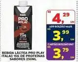Roldão Italac - bebida lactea pro play oferta