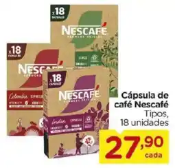 Carrefour Cápsula de café Nescafé Tipos oferta