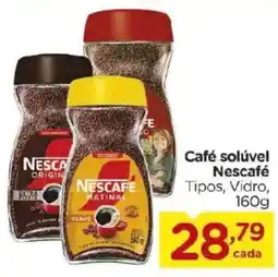 Carrefour Café solúvel Nescafé Tipos, Vidro oferta