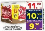 Roldão Deluxe - papel higiênico folha dupla oferta