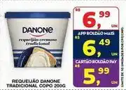 Roldão Danone - requeijão tradicional copo oferta