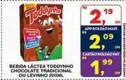 Roldão Toddynho - bebida lactea chocolate tradicional ou levinho oferta
