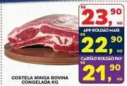 Roldão Bovina - costela minga bovina congelada oferta