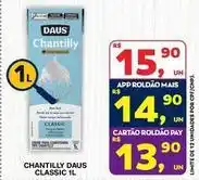 Roldão Classic - chantilly daus oferta