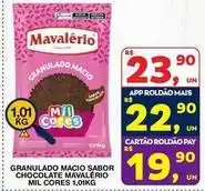 Roldão Mavalério - granulado macio sabor chocolate oferta